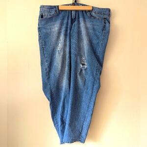 Torrid lovesick distressed denim size 20